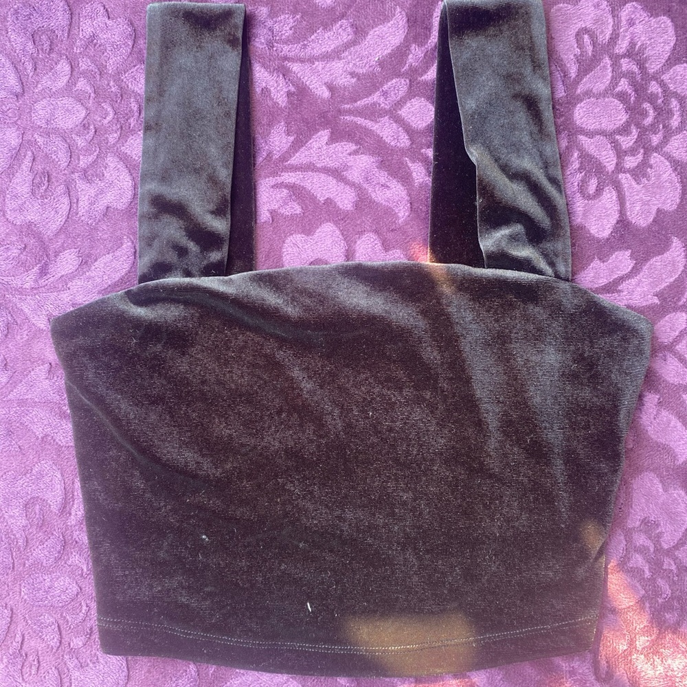 Black velvet dynamite Top